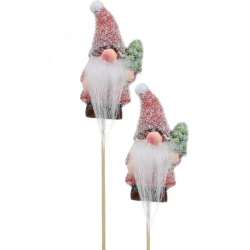 Nain décoratif Père Noël bouchon décoratif Noël 10cm 4 pcs