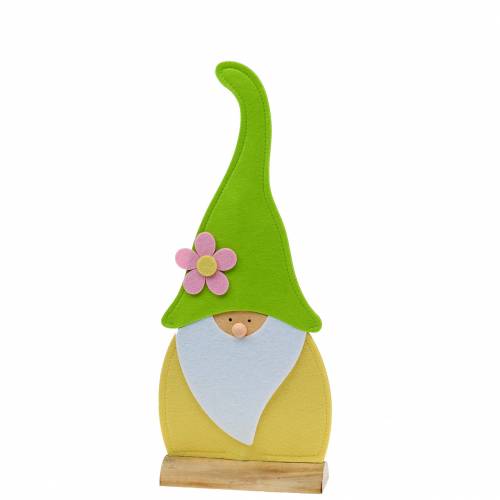 Article Gnome debout debout feutre vert, décoration fenêtre 22cm x 6cm H51cm