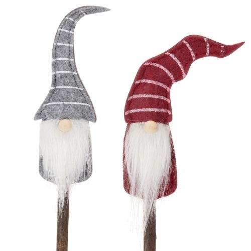 Figurines décoratives lutins en bois et tissu sur piquet 46 cm 6 pièces acheter | Floristik24.fr