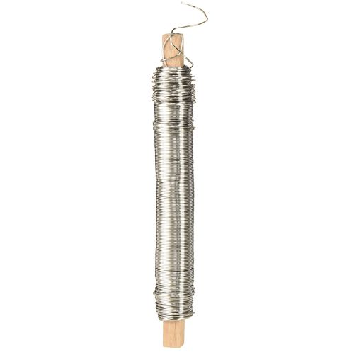 Article Fil d&#39;emballage fil artisanal fil de reliure acier inoxydable 0,65mm 100g