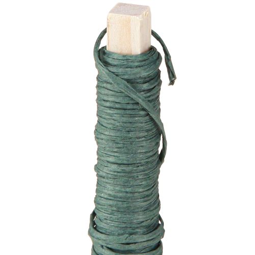 Article Fil d&#39;emballage fil artisanal vert fil d&#39;emballage en papier Ø0,8mm 22m