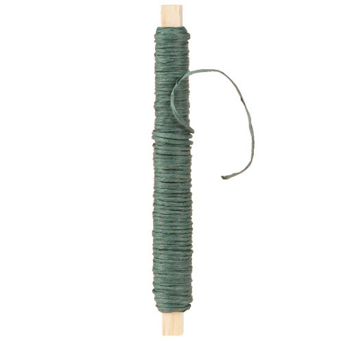 Article Fil d&#39;emballage fil artisanal vert fil d&#39;emballage en papier Ø0,8mm 22m