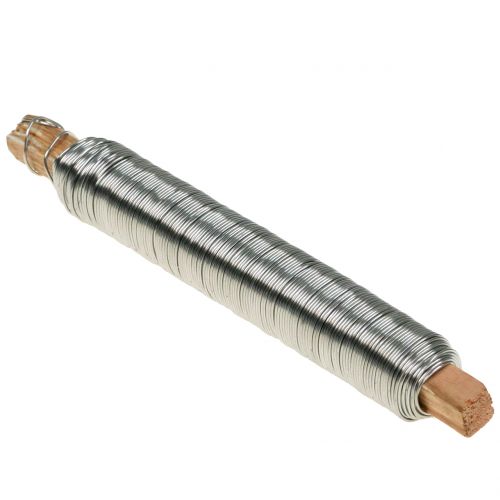 Fil d'emballage fil artisanal fil de reliure acier inoxydable 0,65mm 100g