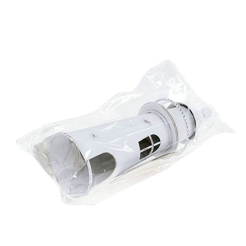 Floristik24 Phare déco 15cm blanc