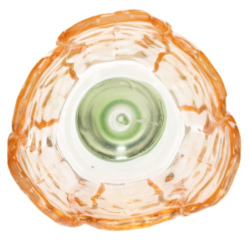 Article Porte-bougie chauffe-plat en verre en forme de tulipe, style vintage, décoration romantique pour la maison, 20 cm