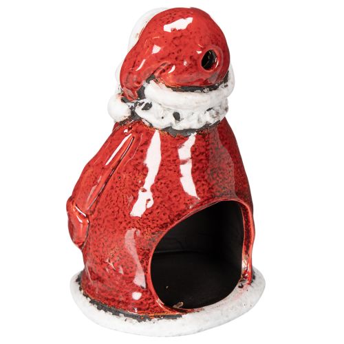 Figurine décorative de Père Noël servant de porte-bougie chauffe-plat avec étoiles, décoration de table, 15 cm | Floristik24.fr