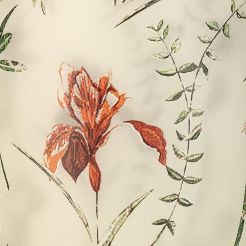 Article Porte-bougie chauffe-plat en verre, motif floral pour des moments chaleureux à la maison, 18 cm