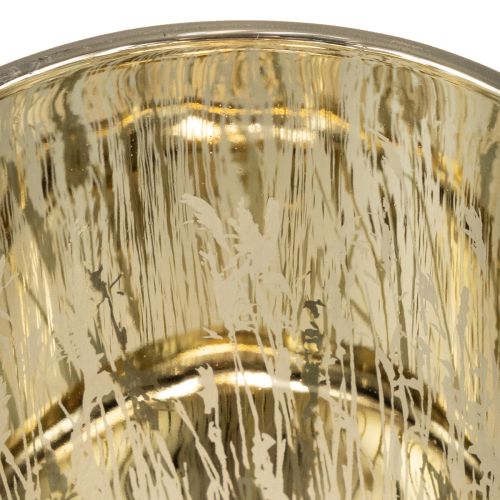 Article Lanterne décorative élégante à motif d'herbe pour une touche chaleureuse dans votre intérieur, 12,5 cm, lot de 2.