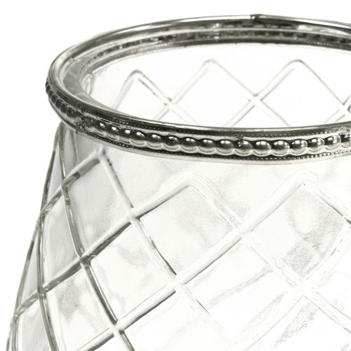 Floristik24 Windlight losange antique Ø13cm H14cm