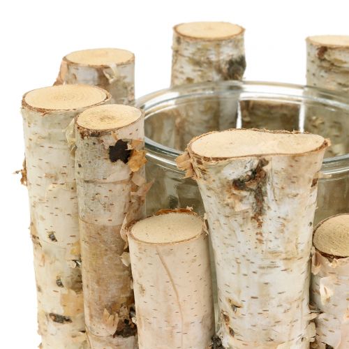 Floristik24 Lanterne bouleau Ø17cm H12cm