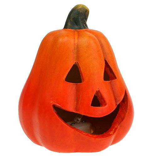 Floristik24 Lanterne citrouille avec LED orange 10cm 4pcs