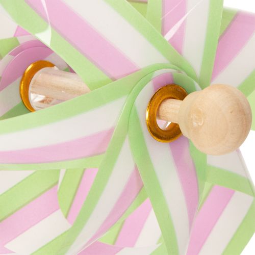 Article Piquet de jardin en forme de moulin à vent, décoration attrayante pour terrasse, jardin et balcon, 47 cm, lot de 3