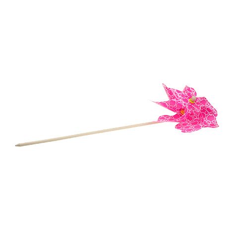 Floristik24 Moulin à vent Ø 42 cm rose L. 110 cm