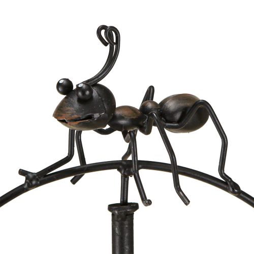 Floristik24 Carillon éolien fourmi décoration jardin piquet métal 66cm 2pcs