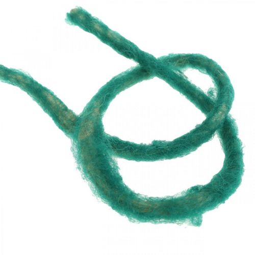 Cordon feutre cordon vintage pour artisanat vert 30m