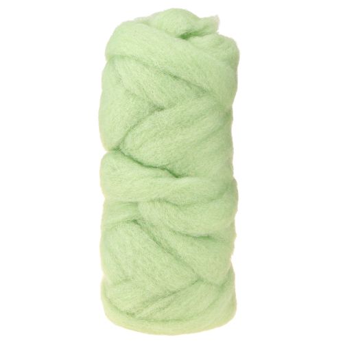 Cordon de laine cordon feutre laine fusible vert clair Ø4–5cm 10m