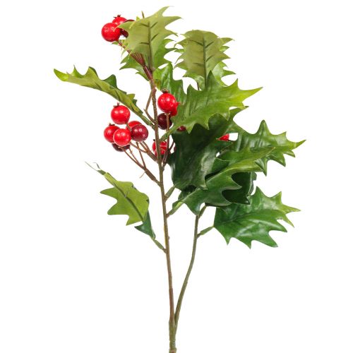 Holly Ilex Branche de Baie Artificielle Plante Artificielle 60cm