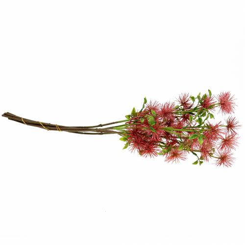 Floristik24 Xanthium fleur en soie vieux rose 53cm 6pcs