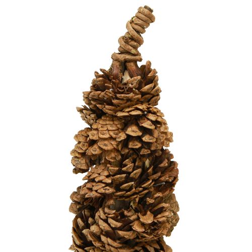 Article Sapin de Noël en forme de cône, naturel, 16×60cm