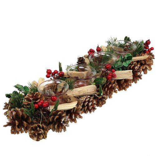 Floristik24 Bougie de Noël nature 45cm