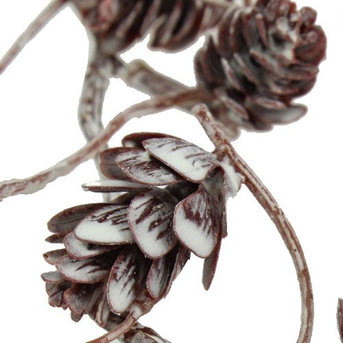 Article Guirlande de cônes brun clair, 127 cm