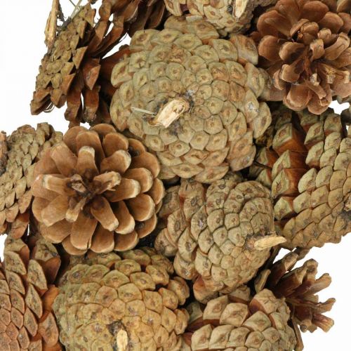 Couronne de pommes de pin Couronne de Noël nature Ø45cm