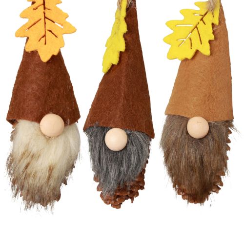 Article Cône Gnome Pendentif Gnome Décoration Automne Gnome H10cm 6pcs