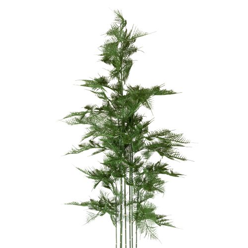 Kunstpflanze bambou vert 132 cm avec pot noir pour décoration intérieure | Floristik24.fr