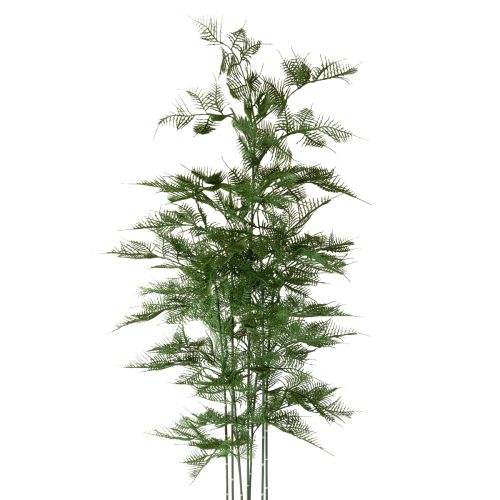 Kunstpflanze bambou vert 132 cm avec pot noir pour décoration intérieure | Floristik24.fr