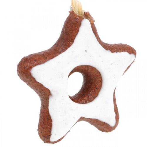 Article Décorations pour arbres de Noël étoiles de cannelle décoration étoile en plastique 5cm 24 pcs