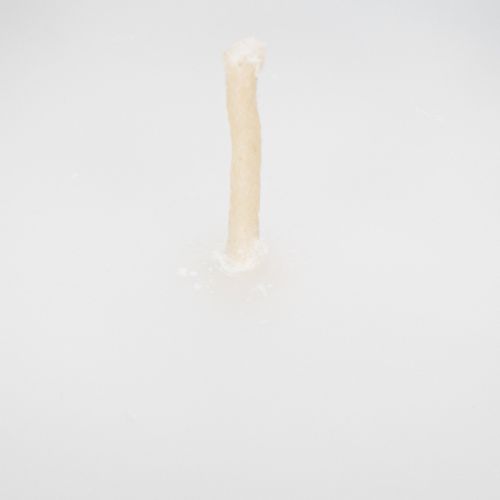 Article Bougie dans un seau en zinc pour une décoration d'ambiance sur terrasse et balcon, 15 cm