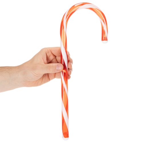 Z/ Canne en plastique Rouge et Blanc Décoration 35 cm Lot de 3 | Floristik24.fr
