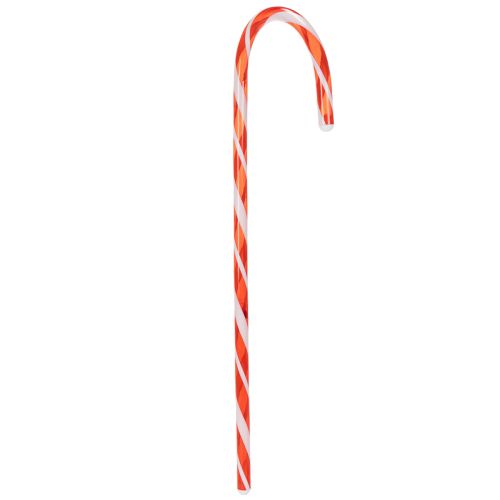 Zanneau en plastique imitation sucre 60 cm rouge et blanc lot de 3 acheter | Floristik24.fr