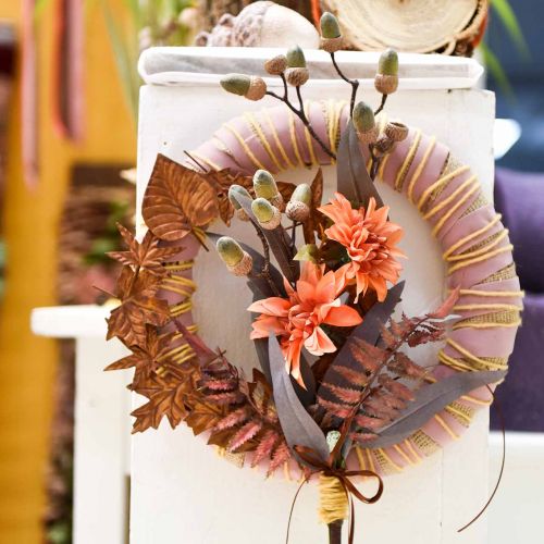 Floristik24 Branche avec gland marron, vert L30cm