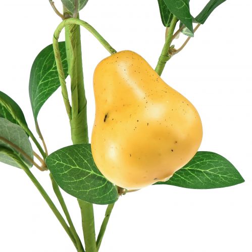 Article Branche décorative artificielle branche de poire décoration de branche jaune 75cm