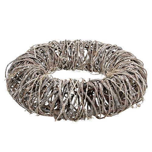 Floristik24 Chapelet de branches de saule Ø50cm