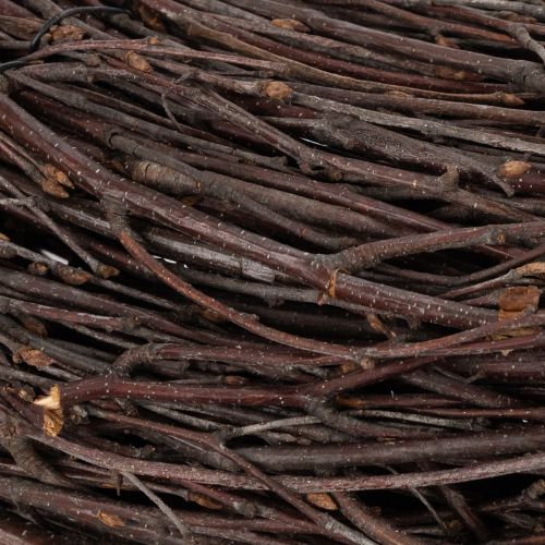 Article Couronne décorative classique en osier pour compositions créatives, 59 cm