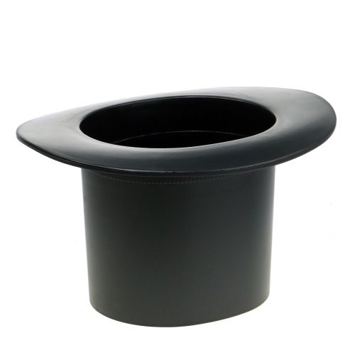 Article Cylindre noir, cache-pot, décoration du nouvel an, cache-pot, chapeau de sorcier H16cm