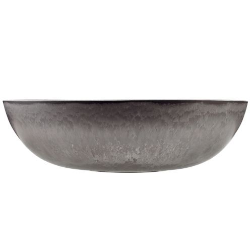 Article Bol gris mat élégant 37 cm - surface texturée, polyvalent pour la décoration - 3 pièces