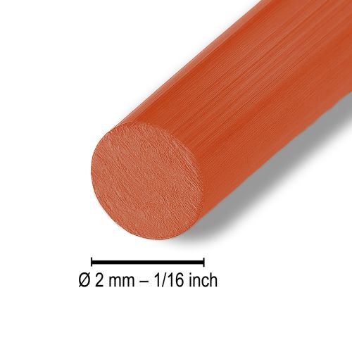 Article Fil aluminium Ø2mm 500g 60m orange