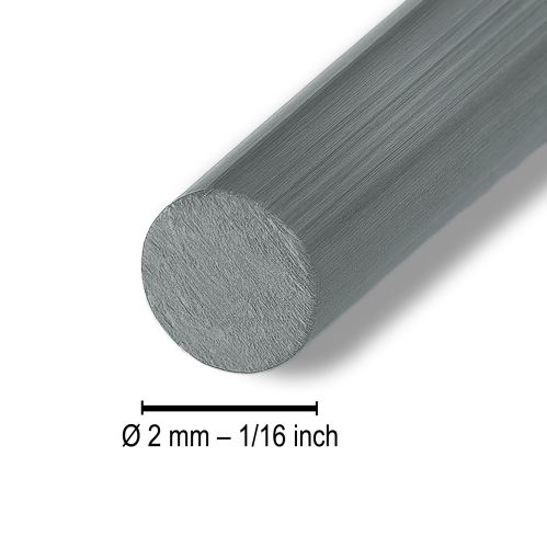 Article Fil aluminium Ø2mm anthracite fil décoratif rond 500g 60m