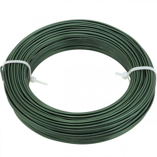 Fil Aluminium Ø2mm Vert Pétrole Rond 480g-86546