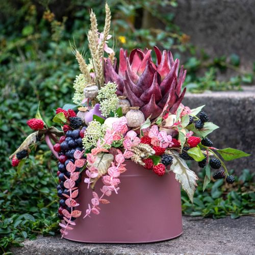 Article Artichaut Artificiel Grande Fleur Artificielle Aspect Sec Violet 76cm