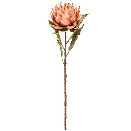 Article Artichaut fleur artificielle automne orange aspect sec Ø15cm 73cm