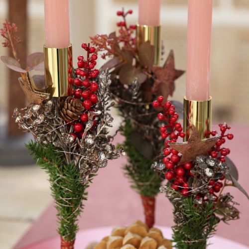 Article Cueillette de baies rouges 23 cm 12 pièces