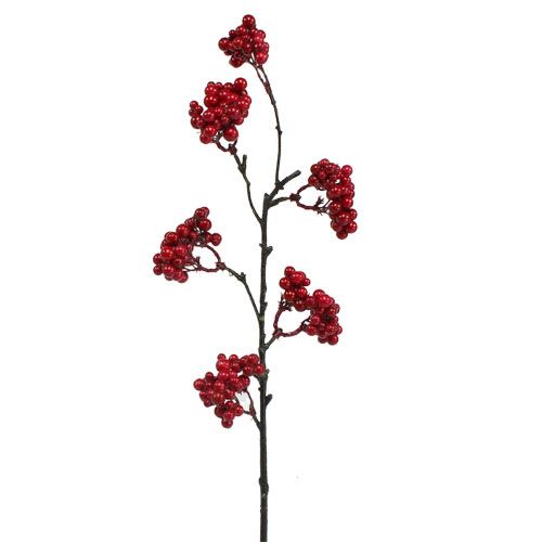 Floristik24 Branche de baie rouge 50cm 4pcs
