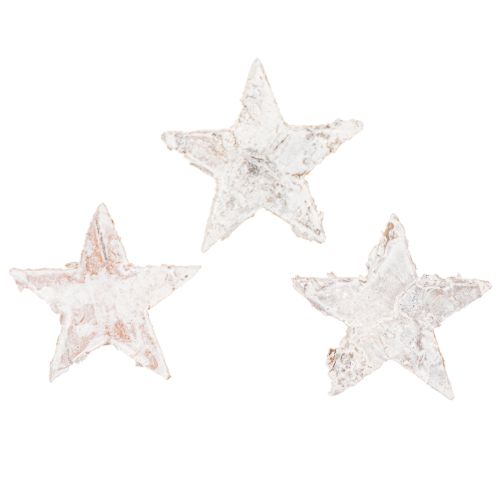 Mini étoiles en écorce de bouleau blanchies 2 à 2,5 cm – Lot de 150 acheter | Floristik24.fr