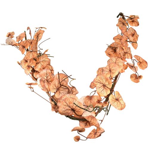 Floristik24 Cintre décoratif guirlande de feuilles d&#39;automne Heuchera 150cmx15cm
