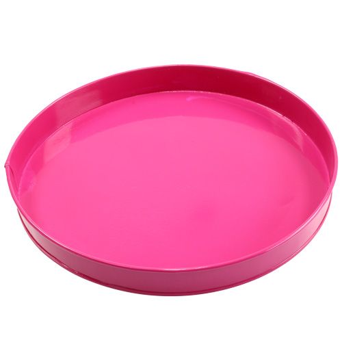 Floristik24 Dessous de verre rond Ø23cm 5pcs. Rose