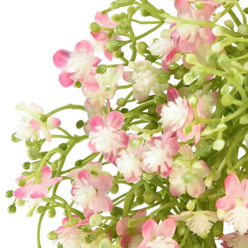 Article Couronne de fleurs artificielles couronne de porte décoration murale Ø30cm H6cm